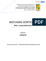 Referat Biochimie - Hormonii Vegetali