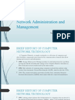 Network Administration and Management: Prepared By: Inocencio, Rose M