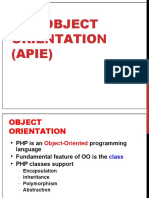 PHP Object Orientation (APIE)