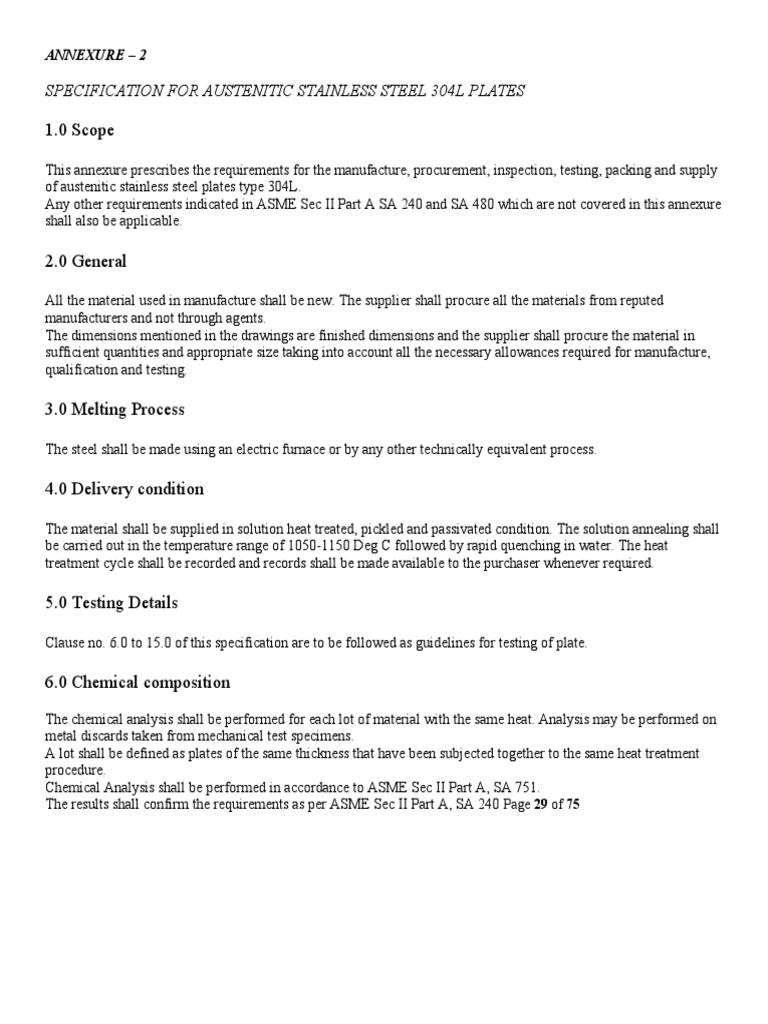 SS Material Tech Reqt | PDF | Welding | Construction