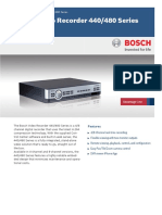 Video - Digital Video Recorder 440/480 Series