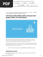 UKG Books 2020 (CBSE, ICSE)_ Download UKG English, Maths, GK & EVS Books