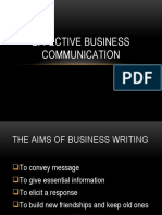 Effective Business Communication