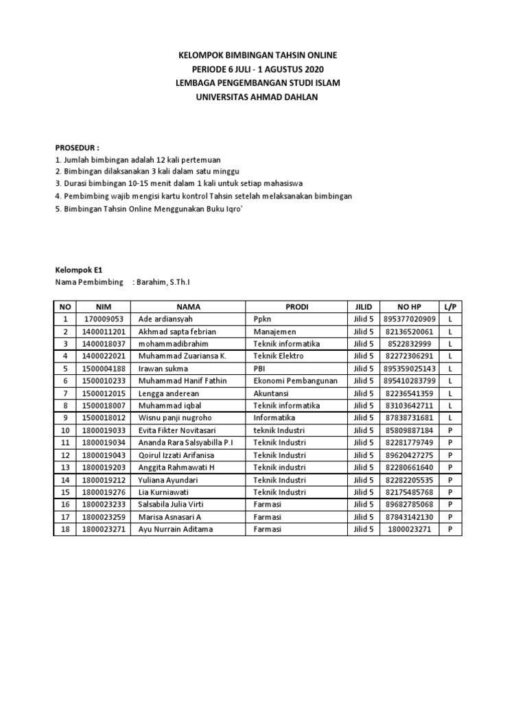 Bimbingan Tahsin Jilid 5 Online | PDF