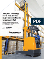 Are You Looking For A Real Boost in Your Fork Truck Productivity?