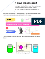 Simple Slave Flash Trigger Circuit