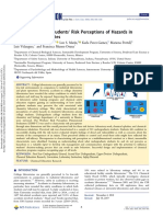 J.Chem.Educ - Assessing college students' risk perceptions of hazards in chemistry labs