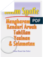 Imam Syafie Mengharamkan Kenduri Arwah