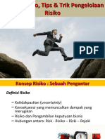 Chapter 8 - Konsep Risiko, Tips Trik Pengelolaan Risiko