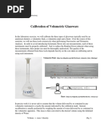 Glassware Precision and Uncertainty Analysis | PDF | Volume | Density