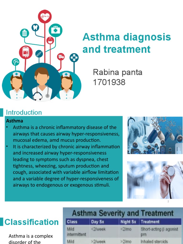 Asthma Diagnosis and Treatment PDF Asthma Cough