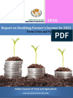 Report On Doubling Farmer's Income by 2022: Farm Crisis and Farmers' Distress