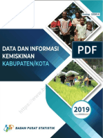 Data Dan Informasi Kemiskinan Kabupaten - Kota Tahun 2019