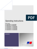 Operating Instructions