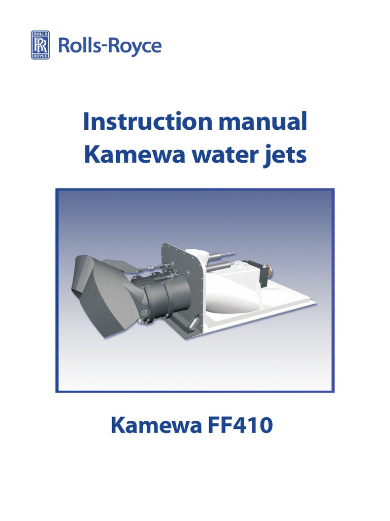 Manual For Waterjet FF410 PDF | PDF