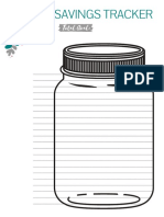Savings Tracker PDF