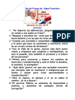 Recopilaciòn de Frases de Papa Francisco en JMJ PANAMÀ 2019 PDF