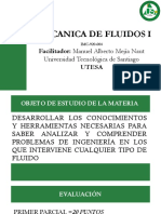 Presentación MECANICA DE FLUIDOS I PDF