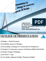 Presentation On Duraility, Design & Construction Aspects of Bridges PDF