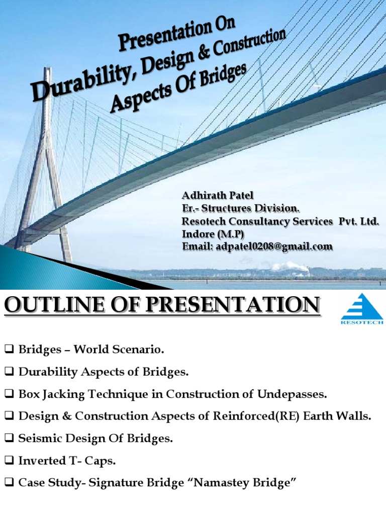 Bridge Design & Construction Insights | PDF | Business