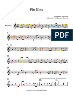 Für Elise XILOFONO - Partitura Completa PDF