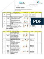 Plano de treino cardiovascular em circuito