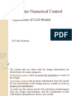 Computer Numerical Control: Applications of CAD Models