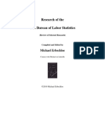 Research of The U S Bureau of Labor Statistics Review of Selected Research