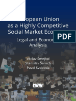 European Union As A Highly Competitive Social Market Economy Legal and Economic Analysis