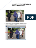 Cara mengganti warna kerudung dengan Photoshop