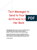 Text Messages To Send To Your Ex Girlfriend To Get Her Back