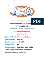 Duhok Polytechnic University: Highways and Bridges Engineering (2016-2017)