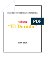 PLAN DE CONTINGENCIA POLLERIA EL DORADO