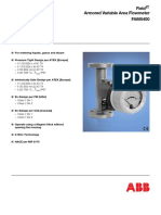 Field Armored Variable Area Flowmeter FAM5400: Data Sheet