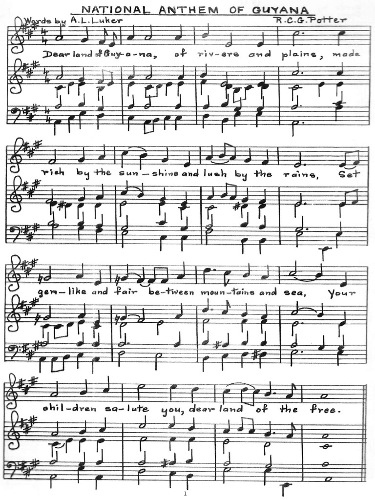 guyana-national-anthem-score-pdf