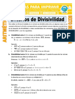 Criterios de Divisivilidad para Sexto de Primaria