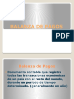 Materia Balanza de Pagos