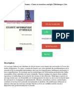 Sécurité Informatique Et Réseaux: Cours Et Exercices Corrigés Télécharger, Lire PDF