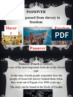 Passover Hebrew Passed From Slavery To Freedom