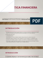 Presentación No. 1 Introducción A Matemática Financiera e Interés Simple