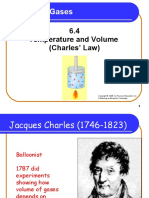 6.4 Temperature and Volume (Charles' Law) : Chapter 6 Gases
