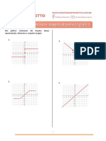 Exercícios: Determine domínio e imagem de gráficos de funções