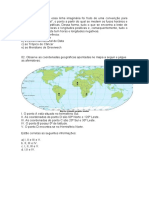 Questões Do Provão de Geografia 7 Ano 2019