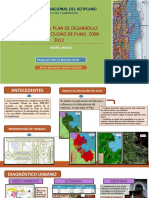 Resumen Del Plan de Desarrollo Urbano de La Ciudad de Puno. 2008-2012 - Rocio Tamayo