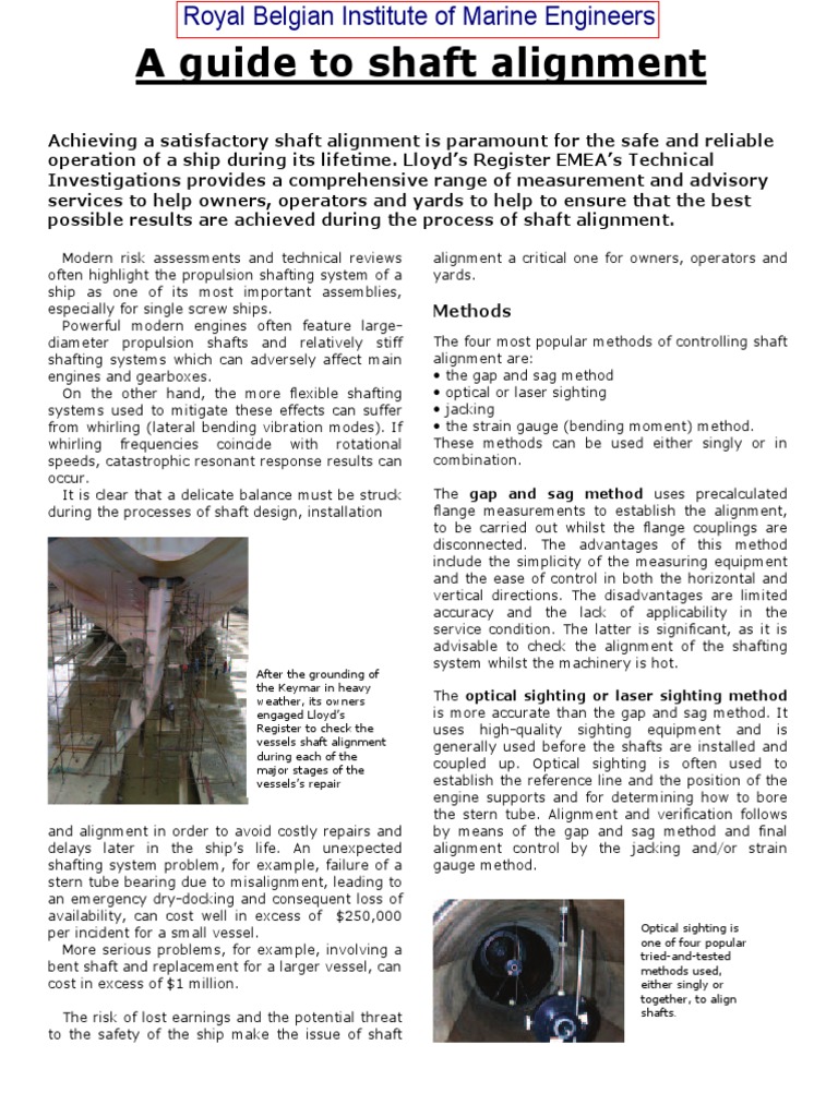 Shaft Alignment Training Overview | PDF | Technology & Engineering
