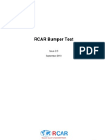 RCAR Bumper Test Procedure For Automobiles