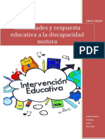 Necesidades y Respuesta Educativa A La Discapacidad Motora. Jezabel Almeida Rodríguez. UA-1 PDF