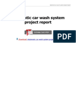 Automatic Car Wash System Project Report