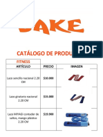 Catalogo de Productos Sake PDF