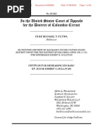 Flynn - Petition For Rehearing en Banc by Judge Emmet G. Sullivan
